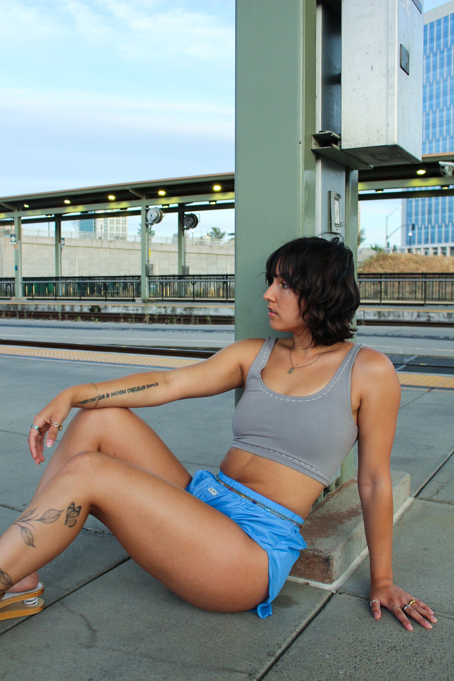 Barbed Wire Sport Bra